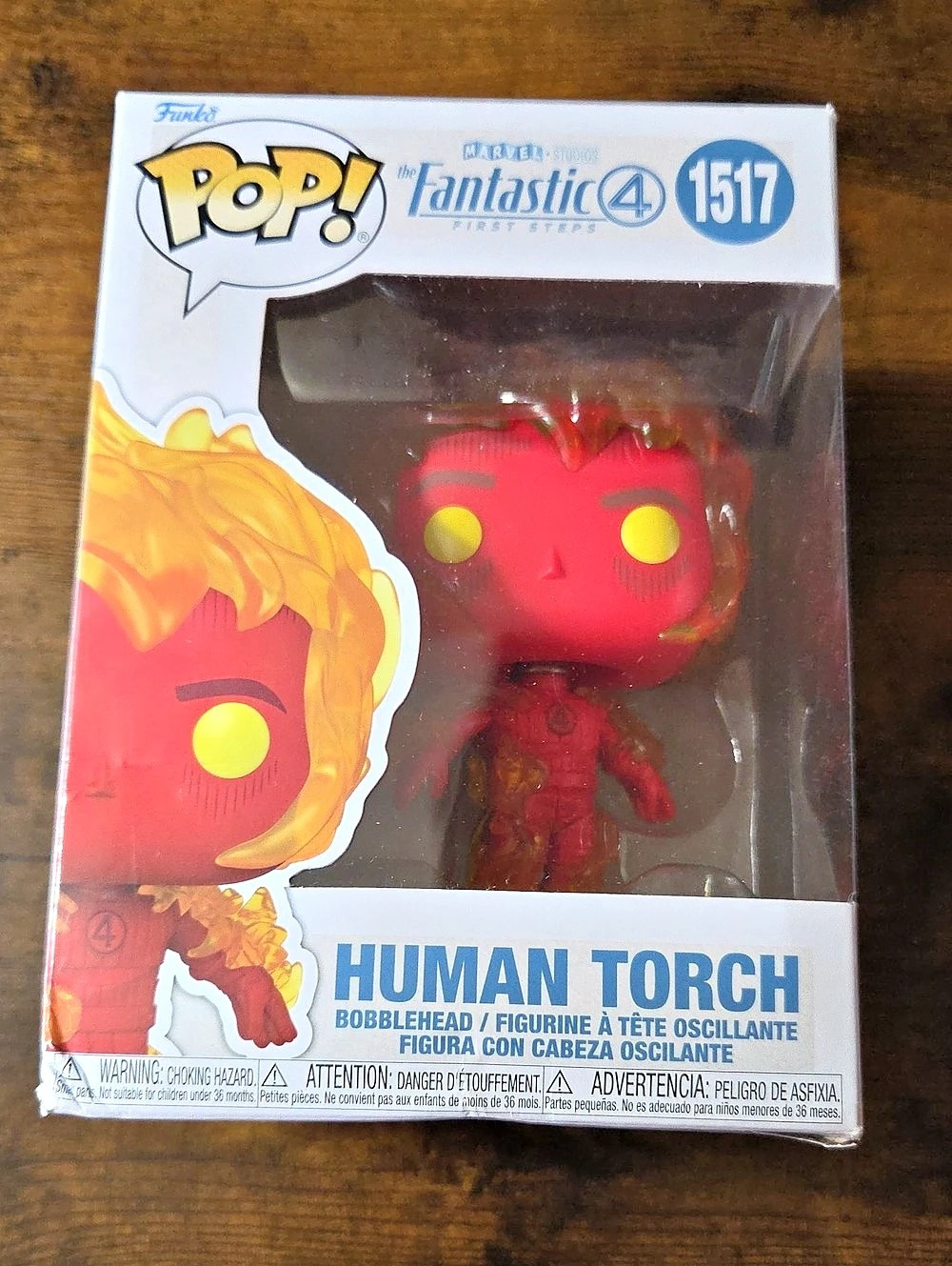 Funko Human Torch #1517 (The Fantastic Four: First Steps) Figure